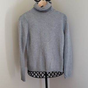 Made in Italy Gray Cashmere turtleneck Medium